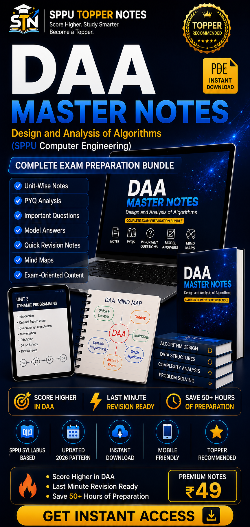 DAA MASTER NOTES UNIT 1 & UNIT 2